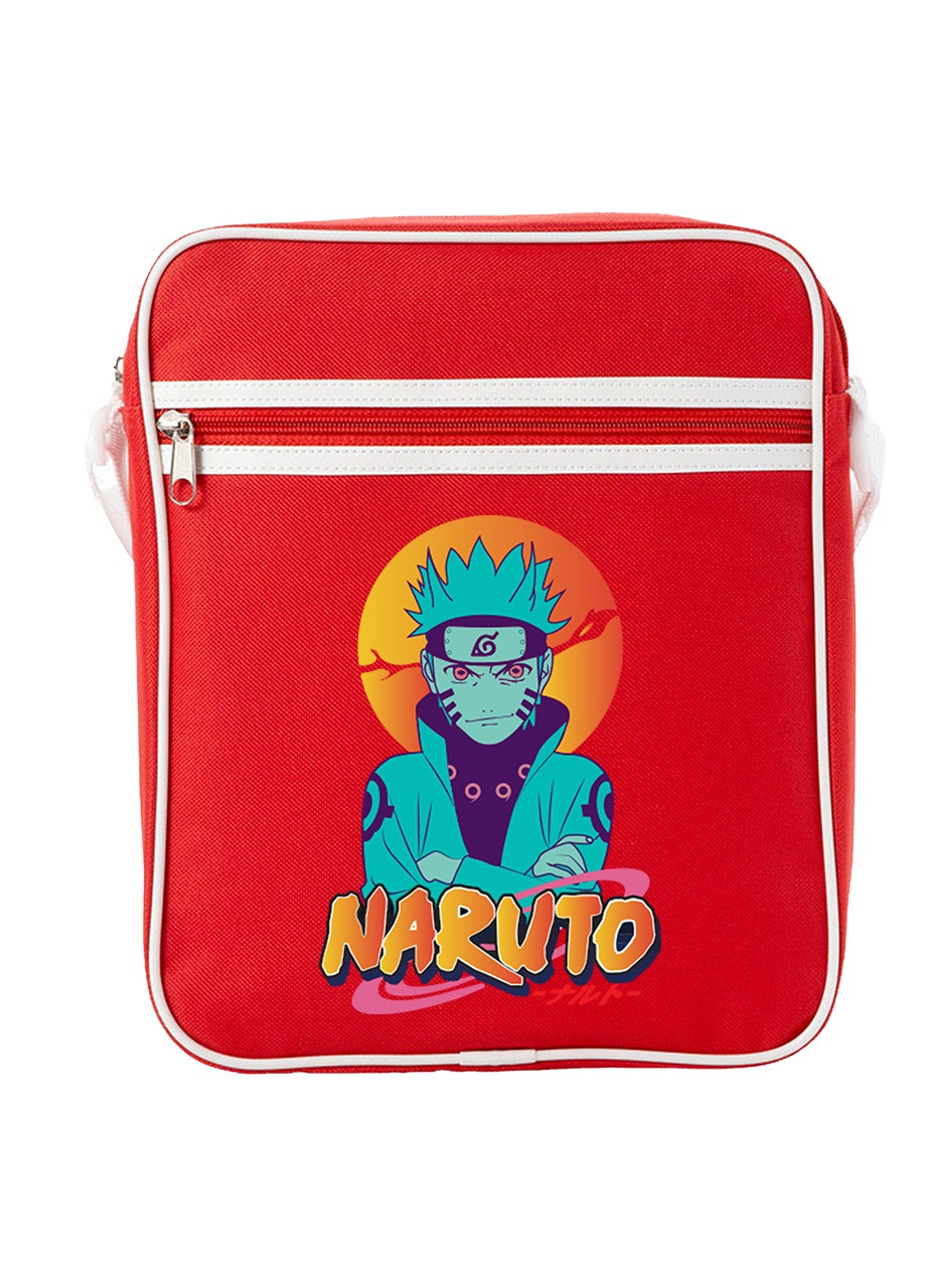 Сумка-мессенджер Наруто Узумаки (Naruto Uzumaki) Красный (92289-2631-RD) MobiPrint (259887116)
