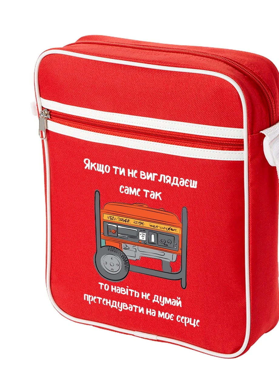 Сумка-мессенджер Генератор Красный (92289-3889-RD) MobiPrint (259885838)