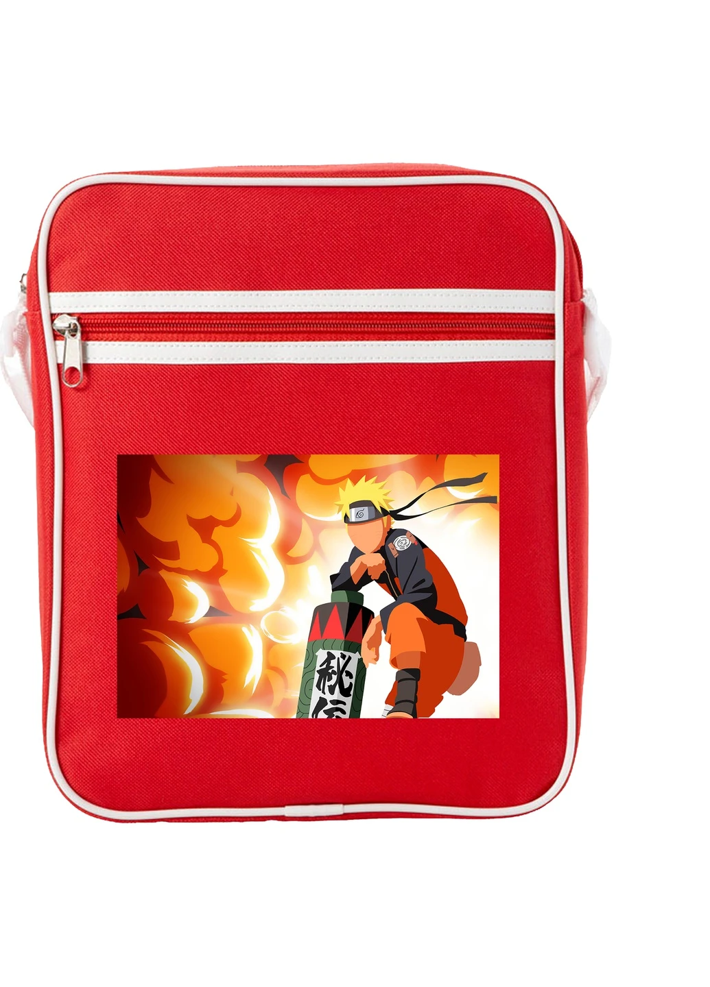 Сумка-месенджер Наруто Узумакі (Naruto Uzumaki) Червоний (92289-3112-RD) MobiPrint (259886808)