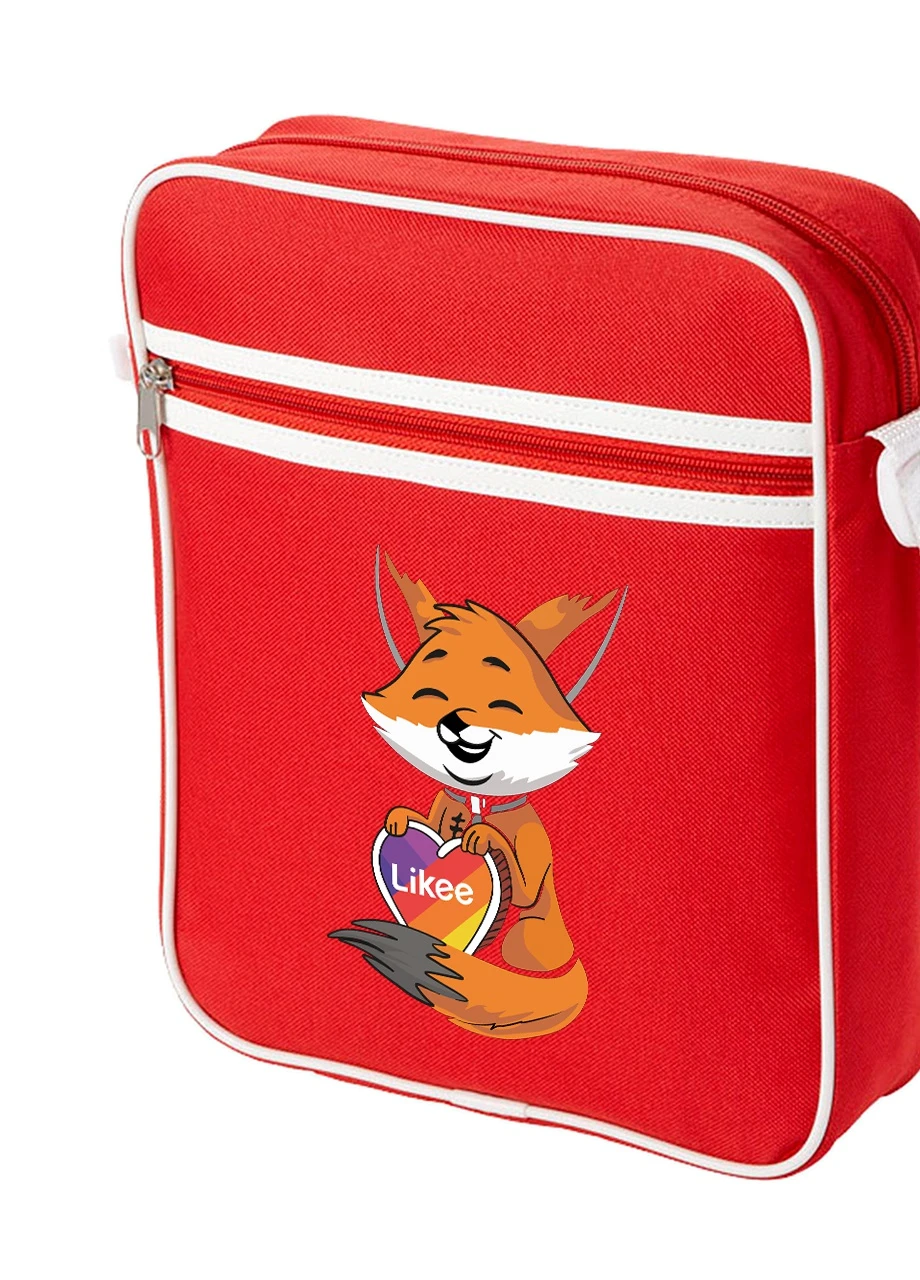 Сумка-мессенджер Лайк Лисичка (Likee Fox) Красный (92289-1033-RD) MobiPrint (259885767)