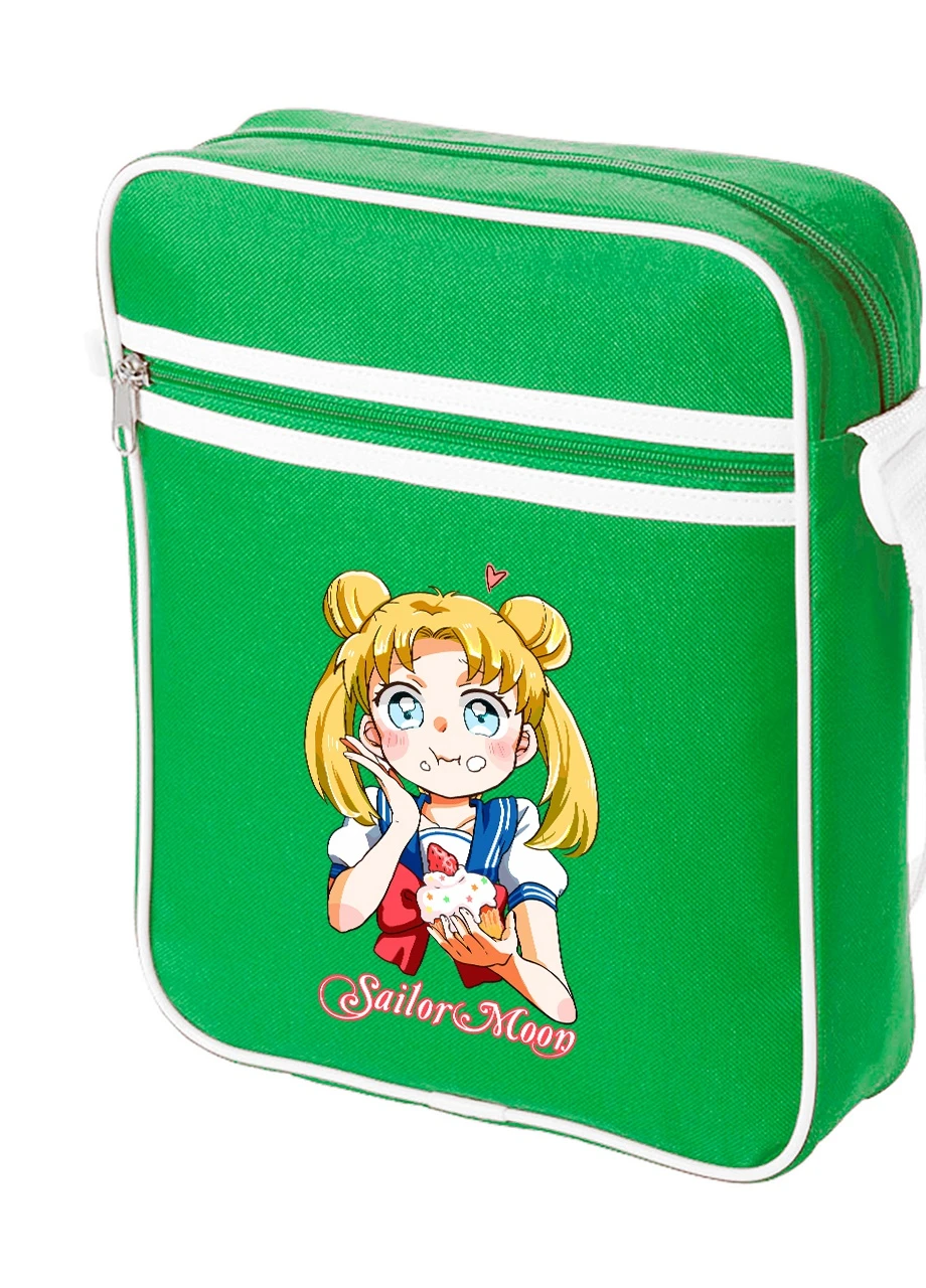 Сумка-мессенджер Сейлор Мун (Sailor Moon) Зеленый (92289-2917-KG) MobiPrint (259885753)