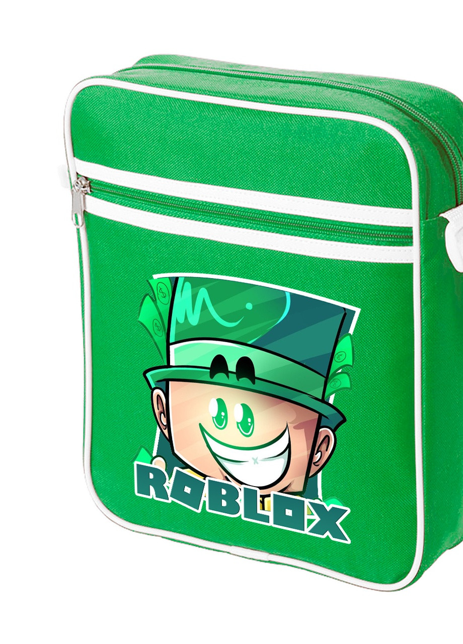 Сумка-мессенджер Roblox Роблокс Зеленый (92289-1226-KG) MobiPrint (259885884)