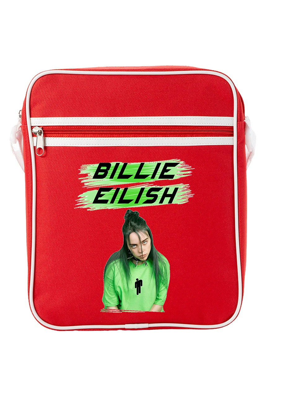 Сумка-месенджер Біллі Айліш (Billie Eilish) Червоний (92289-1207-RD) MobiPrint (259887401)