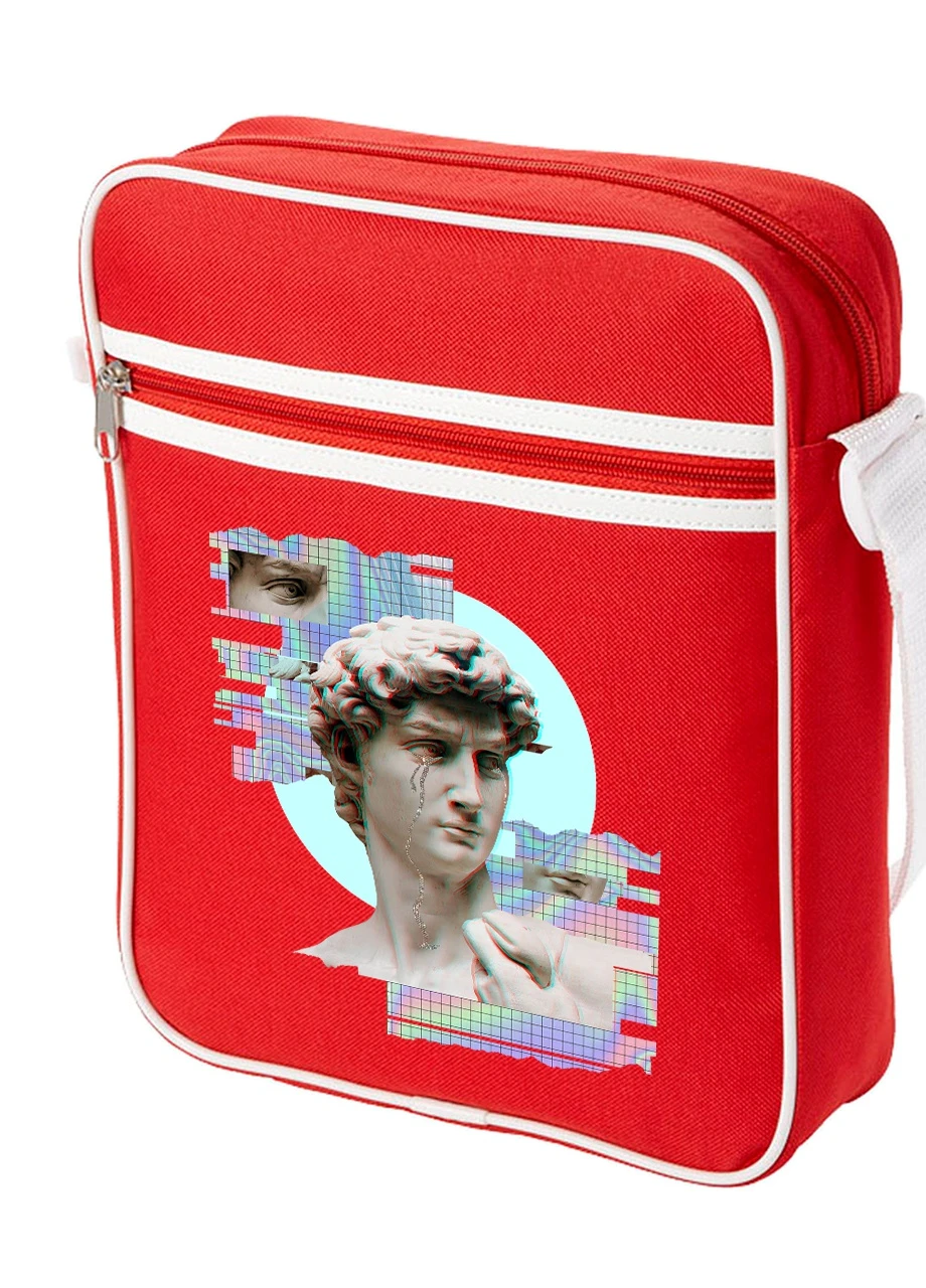 Сумка-месенджер Давіл (David Renaissance) Червоний (92289-1584-RD) MobiPrint (259887835)