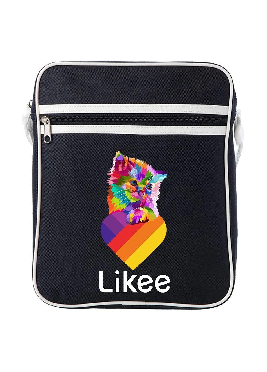 Сумка-месенджер Лайки (Likee) Синій (92289-1470-NB) MobiPrint (259886419)