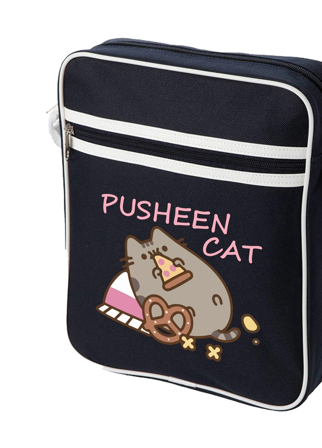 Сумка-мессенджер Кот Пушин (Pusheen Cat) Синий (92289-3347-NB) MobiPrint (259885878)