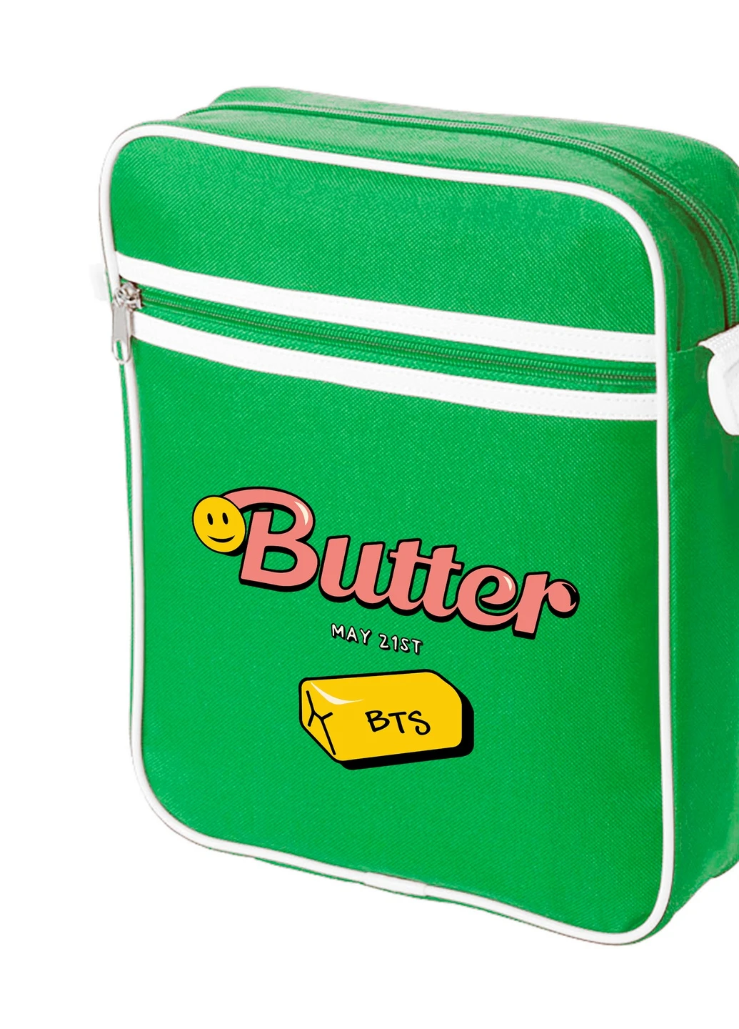 Сумка-месенджер Butter БТС (BTS) Зелений (92289-3257-KG) MobiPrint (259886467)
