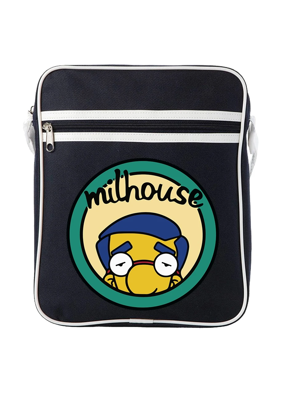 Сумка-месенджер Мілхаус Ван Хутен Сімпсони (Milhouse The Simpsons) Синій (92289-3464-NB) MobiPrint (259887292)