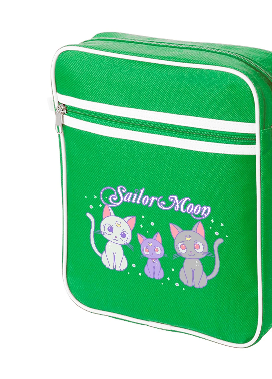 Сумка-мессенджер Луна Кошки Сейлор Мун (anime Sailor Moon Cats) Зеленый (92289-2920-KG) MobiPrint (259886550)