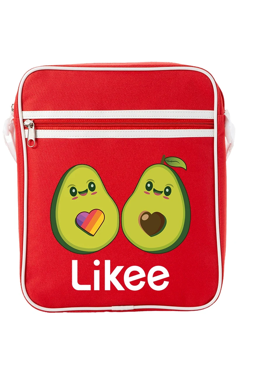 Сумка-мессенджер Лайк Авокадо (Likee Avocado) Красный (92289-1031-RD) MobiPrint (259886078)