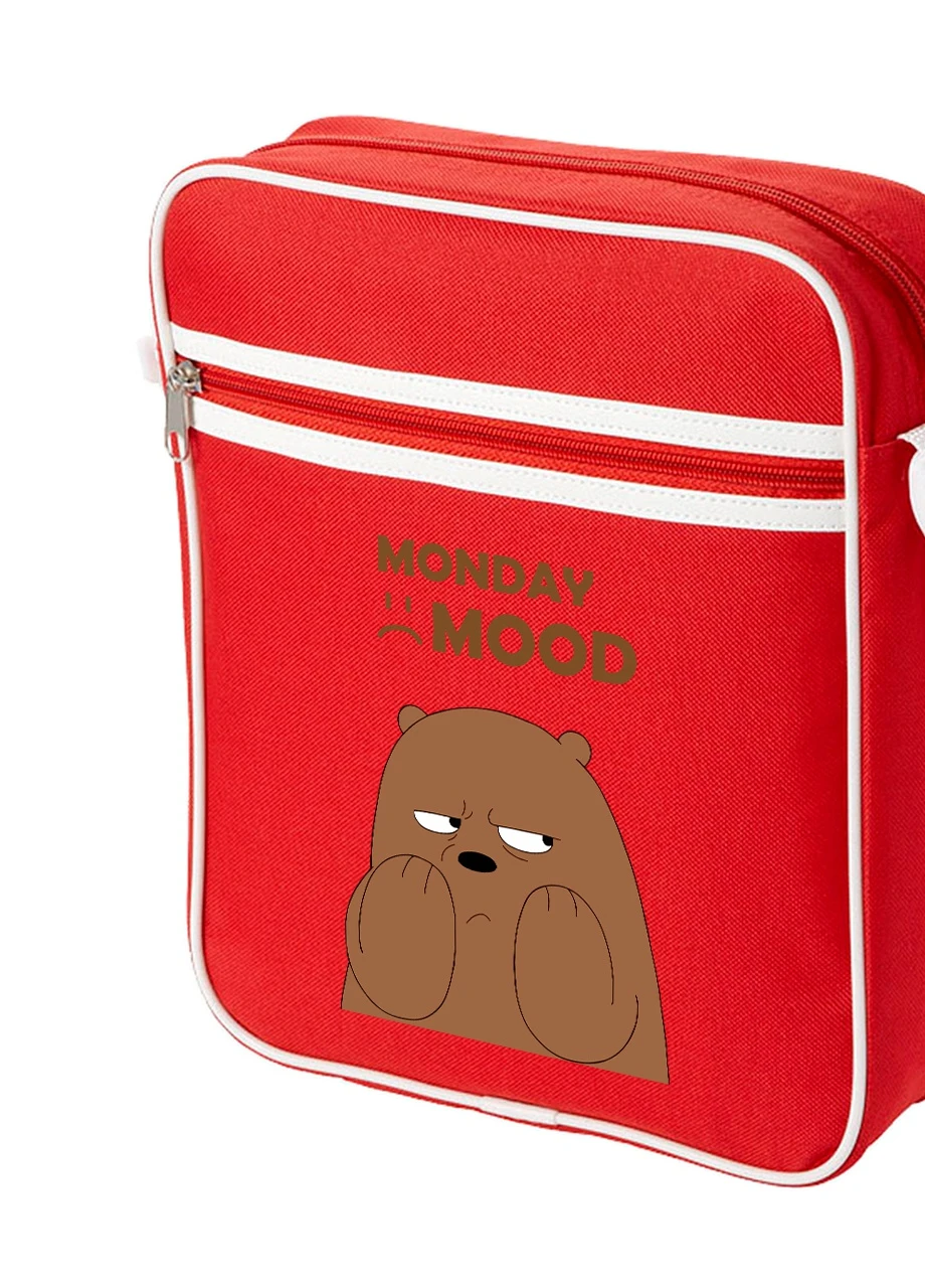 Сумка-мессенджер Вся правда о медведях (We Bare Bears) Красный (92289-2900-RD) MobiPrint (259886317)