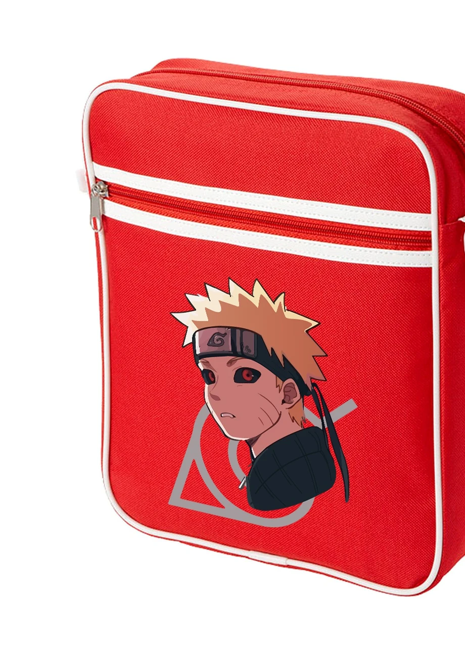Сумка-месенджер Наруто Узумакі (Naruto Uzumaki) Червоний (92289-2822-RD) MobiPrint (259885808)