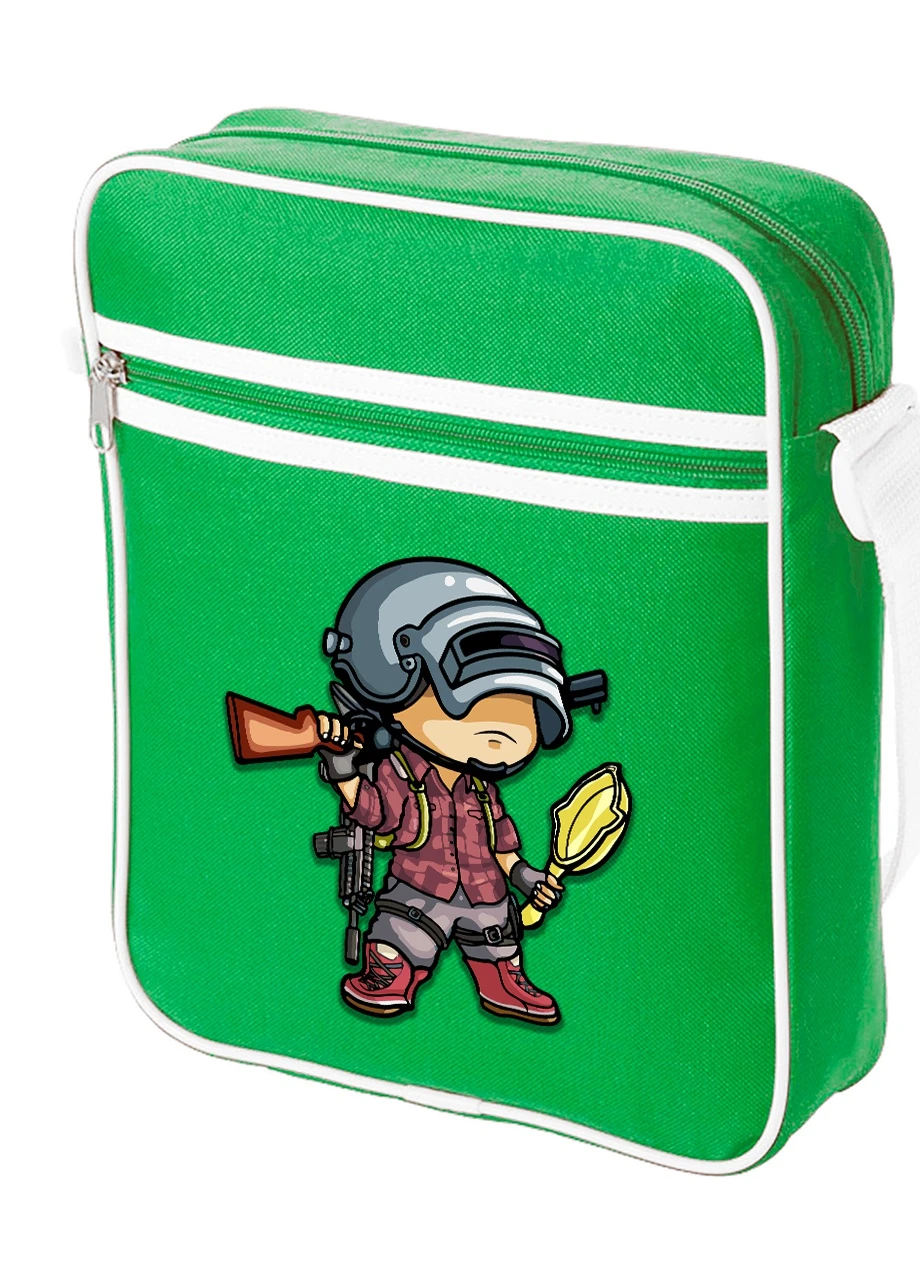 Сумка-месенджер PUBG Зелений (92289-1710-KG) MobiPrint (259887129)