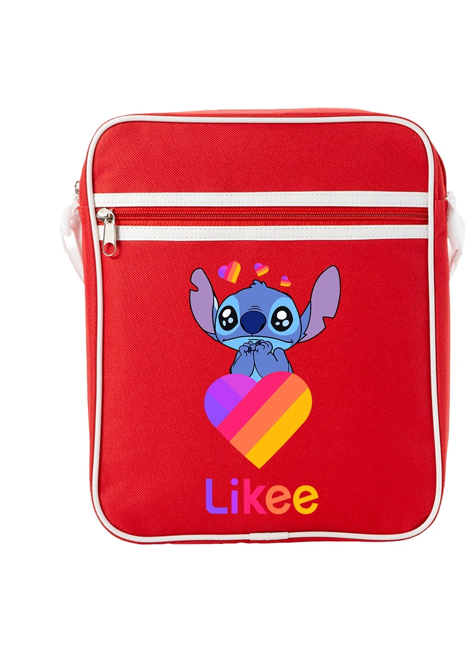 Сумка-мессенджер Стич Лайки (Stitch Likee) Красный (92289-1596-RD) MobiPrint (259886483)