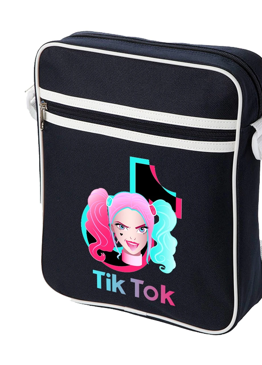 Сумка-месенджер Тік Струм (Tik Tok Harley Quinn) Синій (92289-1646-NB) MobiPrint (259886085)