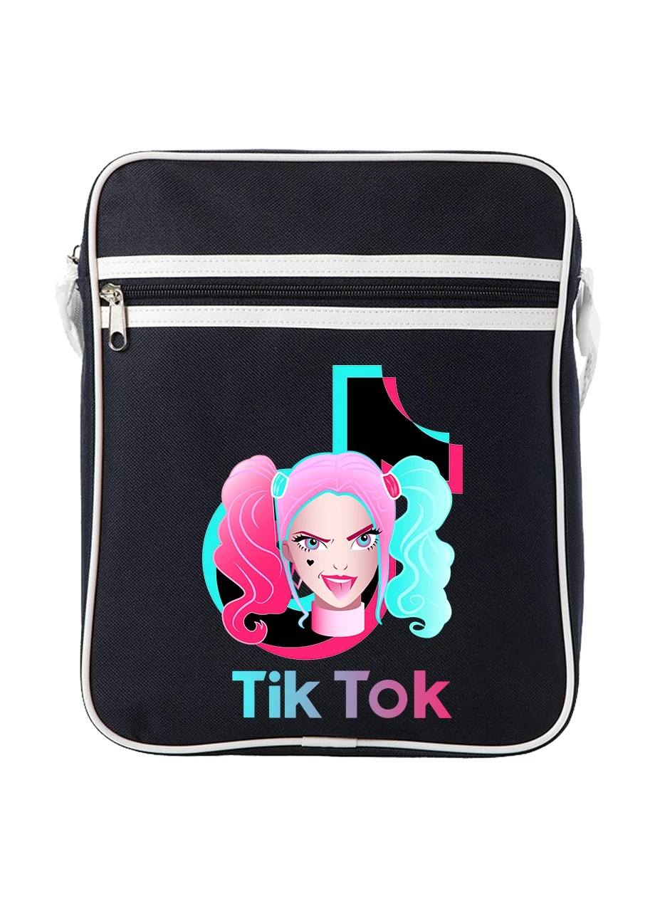 Сумка-месенджер Тік Струм (Tik Tok Harley Quinn) Синій (92289-1646-NB) MobiPrint (259886085)