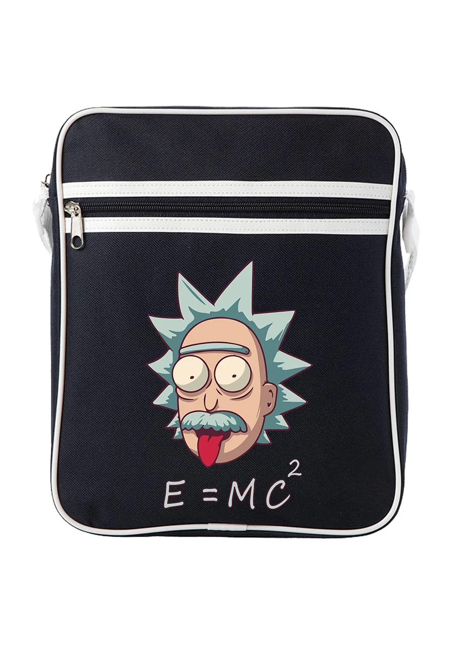 Сумка-месенджер Рік та Морті (Rick and Morty) Синій (92289-1962-NB) MobiPrint (259887360)