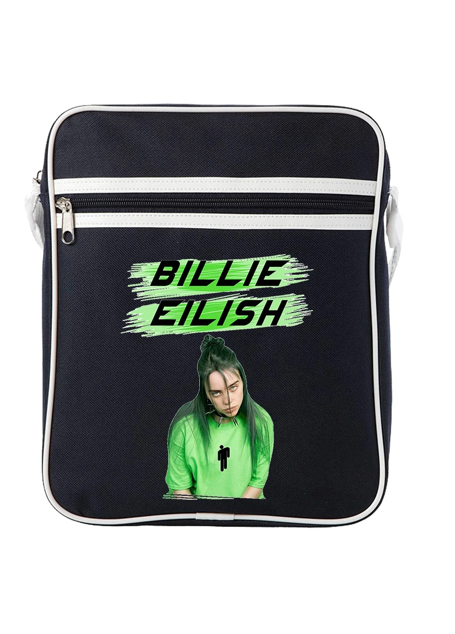 Сумка-месенджер Біллі Айліш (Billie Eilish) Синій (92289-1207-NB) MobiPrint (259887466)