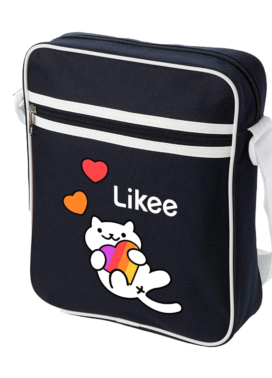 Сумка-месенджер Лайк Котик (Likee Cat) Синій (92289-1039-NB) MobiPrint (259887106)