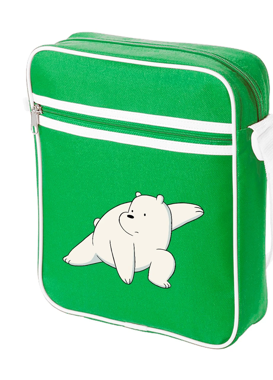 Сумка-месенджер Білий ведмідь (Ice Bear) Зелений (92289-1775-KG) MobiPrint (259886864)