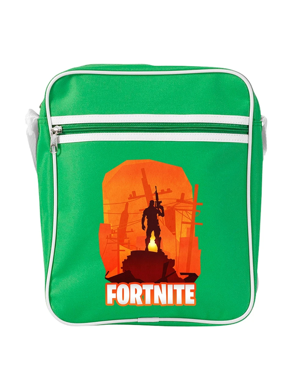 Сумка-месенджер Фортнайт (Fortnite) Зелений (92289-1194-KG) MobiPrint (259886855)