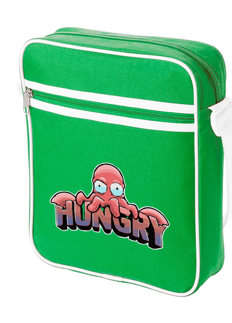 Сумка-месенджер Зойдберг Футурама (Zoidberg Futurama) Зелений (92289-3467-KG) MobiPrint (259886998)