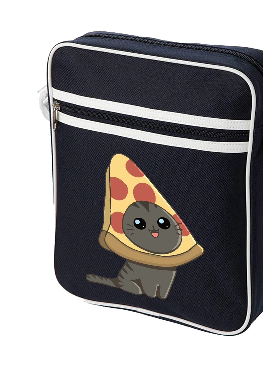 Сумка-мессенджер Пицца кот (Pizzacat) Синий (92289-3436-NB) MobiPrint (259887564)