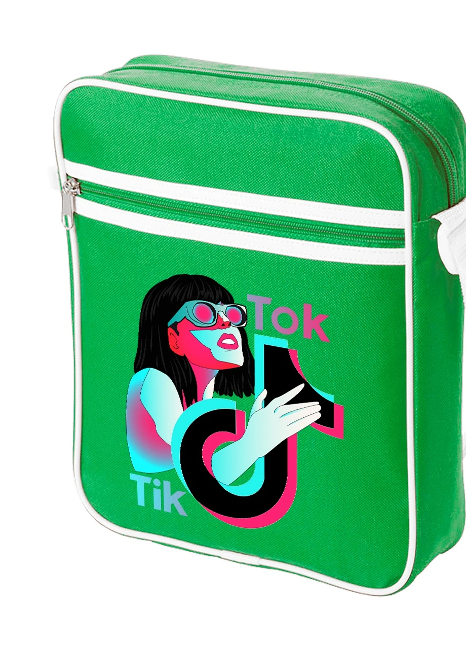 Сумка-мессенджер Тик Ток (Tik Tok Girl) Зеленый (92289-1647-KG) MobiPrint (259885832)