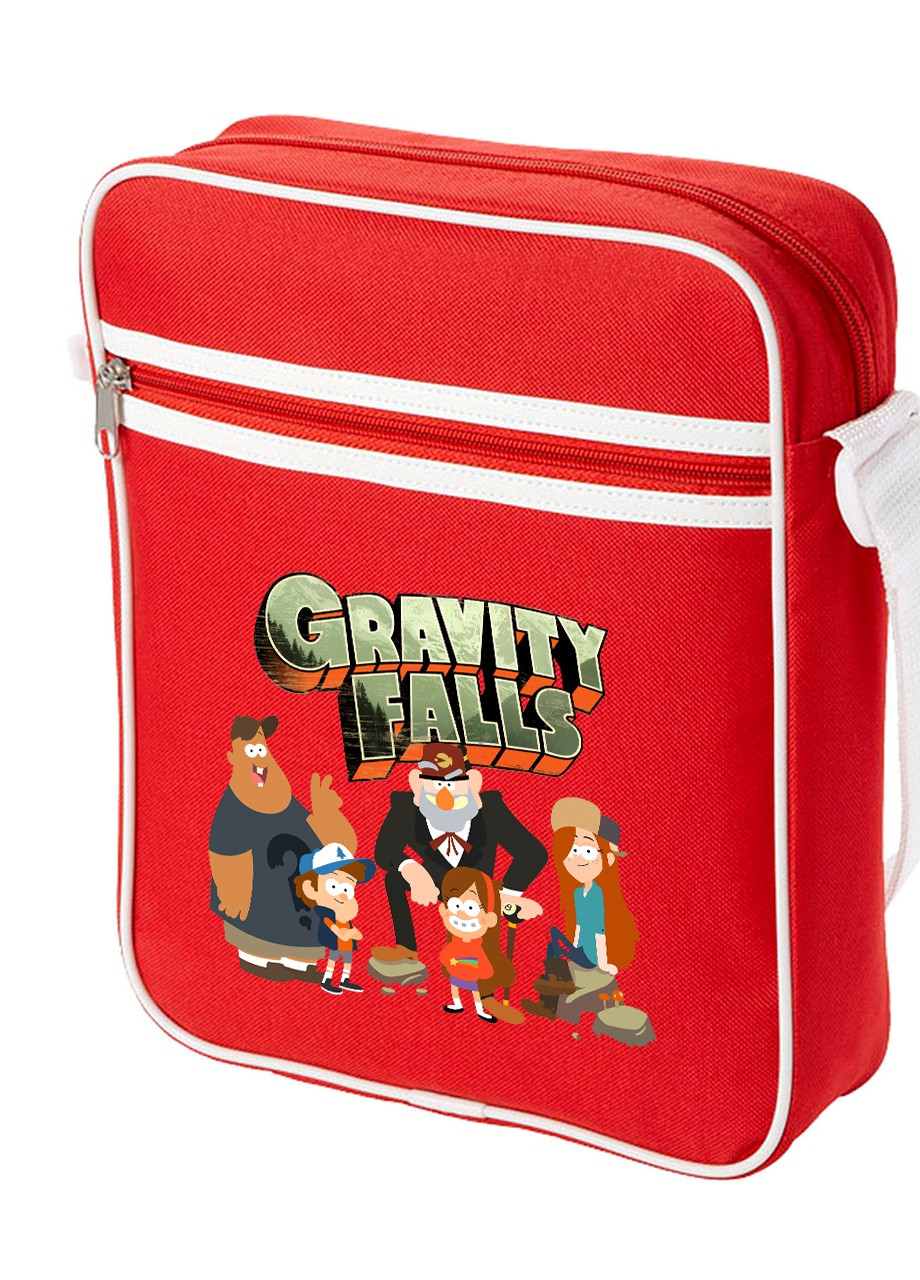Сумка-месенджер Гравіті Фолз (Gravity Falls) Червоний (92289-2628-RD) MobiPrint (259887681)