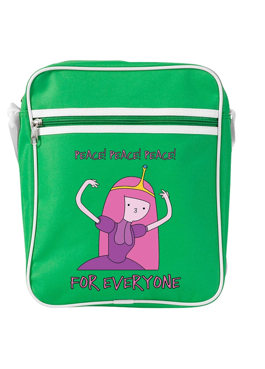Сумка-мессенджер Принцесса бубльгум (Princess Bubblegum) Зеленый (92289-1576-KG) MobiPrint (259886694)
