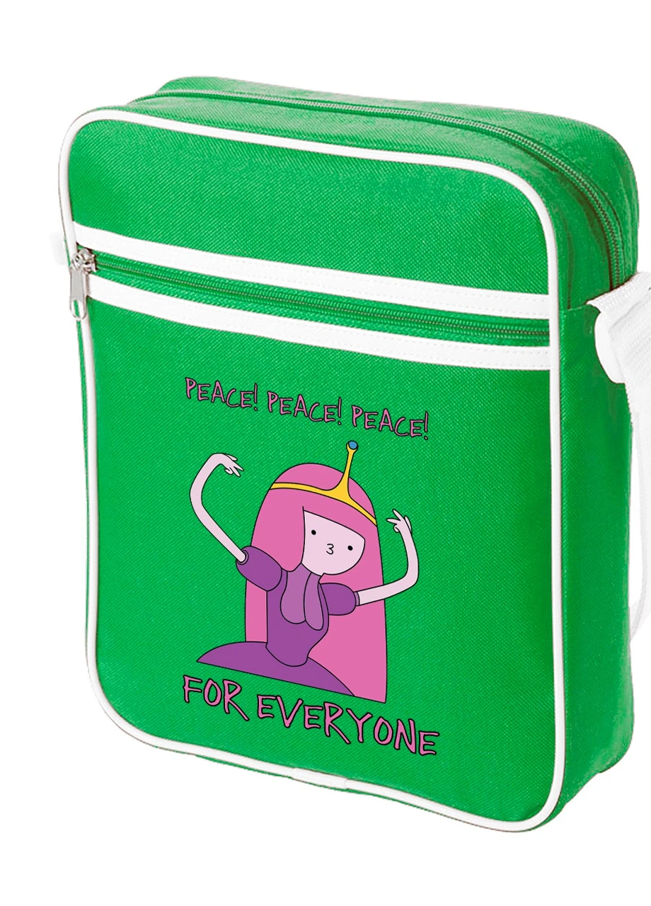 Сумка-мессенджер Принцесса бубльгум (Princess Bubblegum) Зеленый (92289-1576-KG) MobiPrint (259886694)