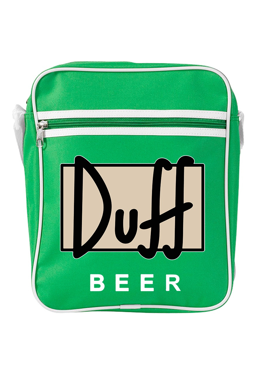 Сумка-мессенджер Симпсоны Дафф (The Simpsons Duff Beer) Зеленый (92289-1995-KG) MobiPrint (259887563)