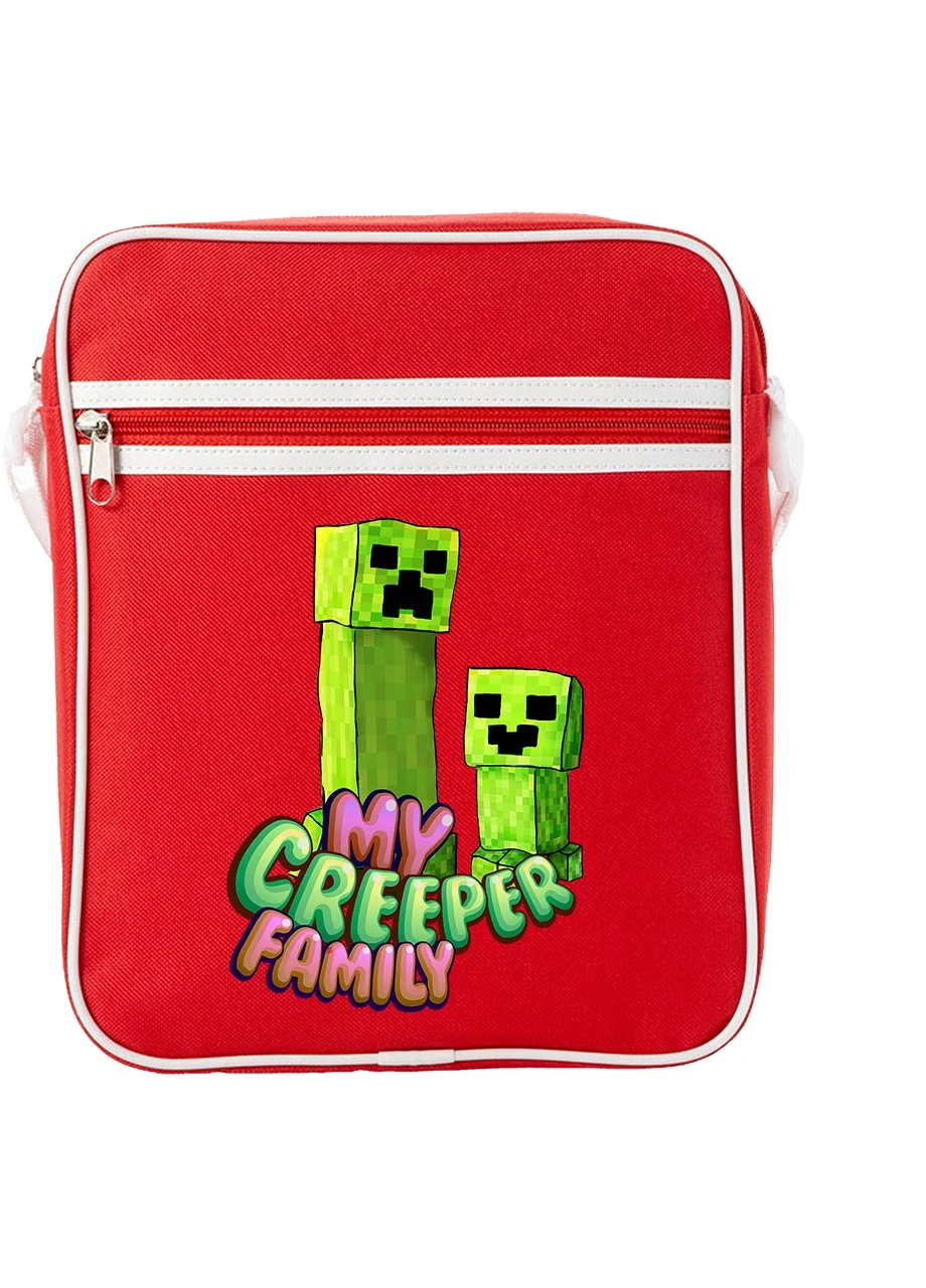 Сумка-месенджер Майнкрафт (Minecraft) Червоний (92289-1176-RD) MobiPrint (259886375)
