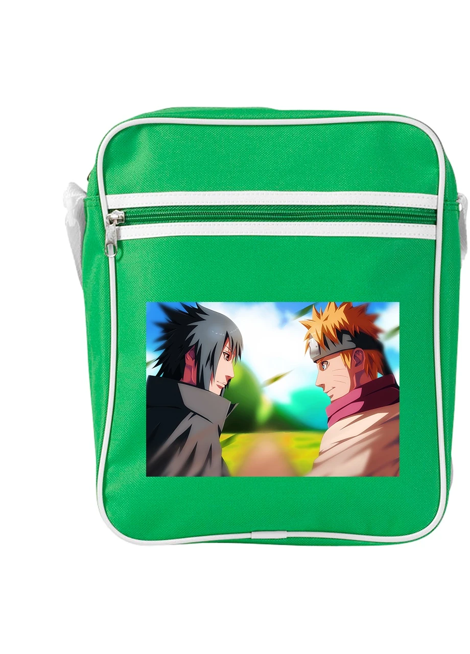 Сумка-месенджер Наруто (Naruto) Зелений (92289-3088-KG) MobiPrint (259886821)