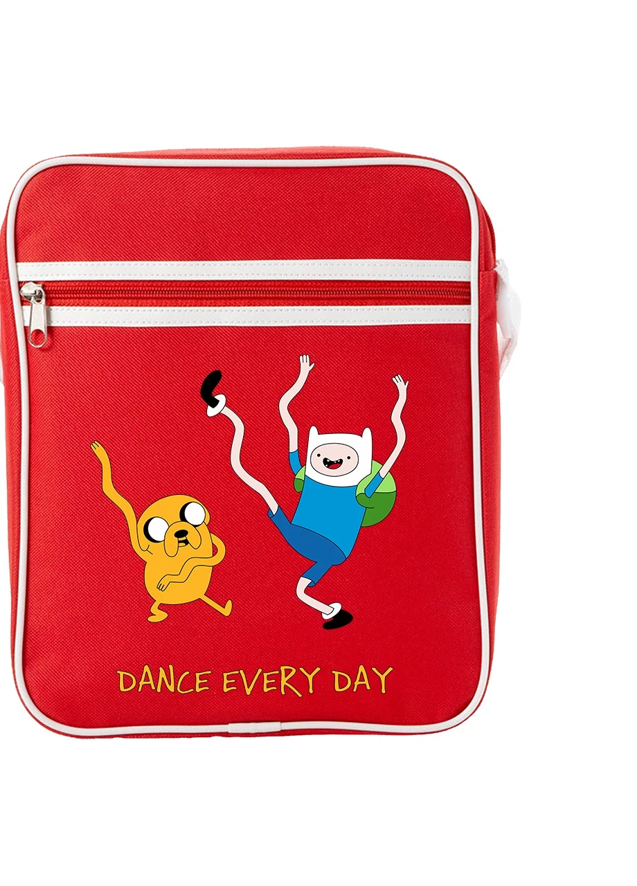 Сумка-месенджер Фін і Джейк пес (Finn & Jake the dog) Червоний (92289-1580-RD) MobiPrint (259886918)