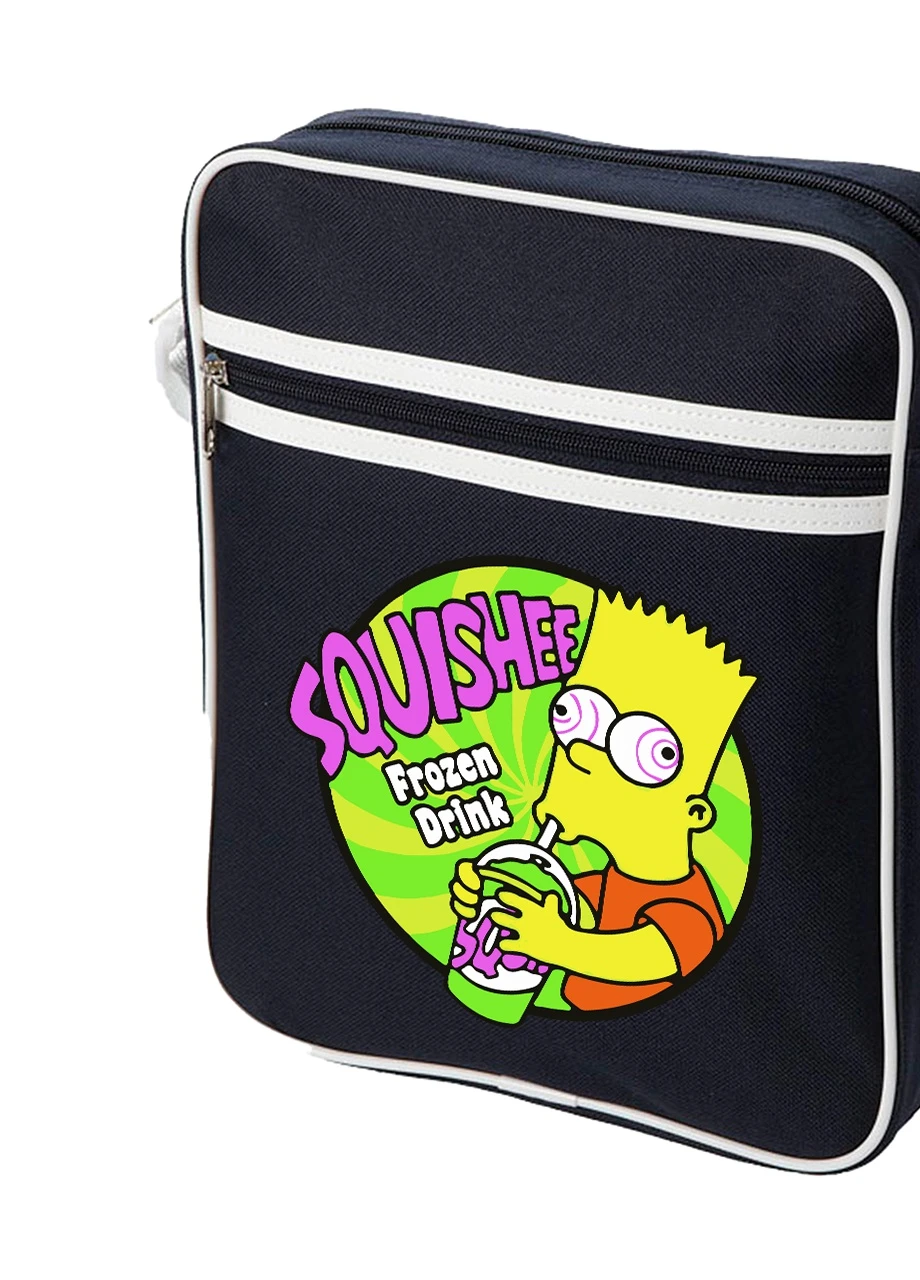 Сумка-мессенджер Барт Симпсон (Bart The Simpsons) Синий (92289-3410-NB) MobiPrint (259887815)