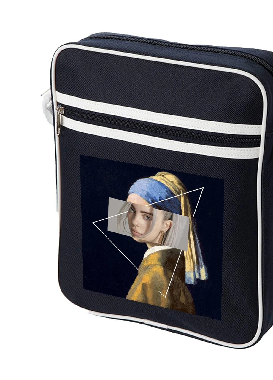 Сумка-мессенджер Билли Айлиш Ренессанс (Billie Eilish Renaissance) Синий (92289-1206-NB) MobiPrint (259887169)