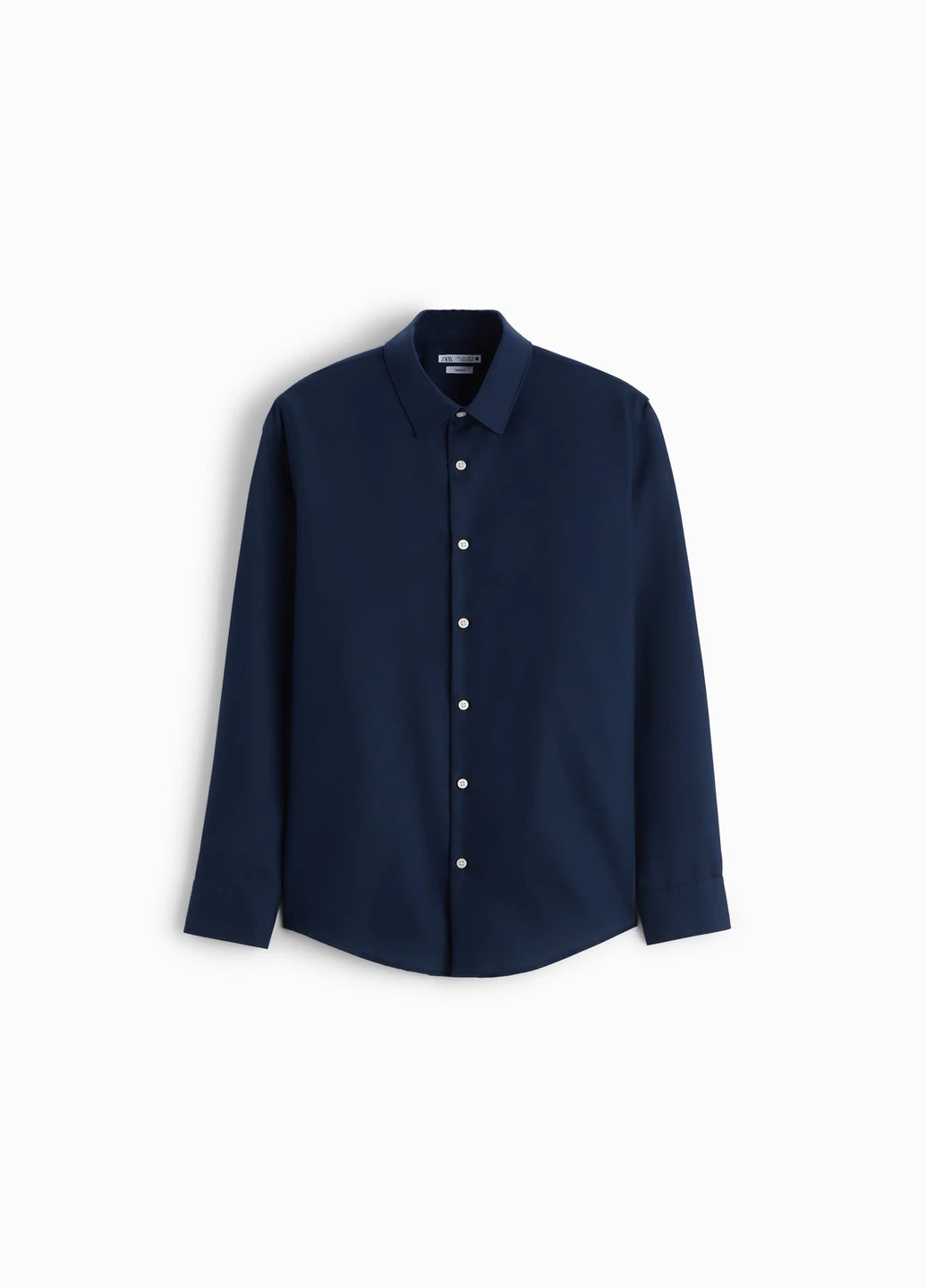 Синяя классическая рубашка Zara