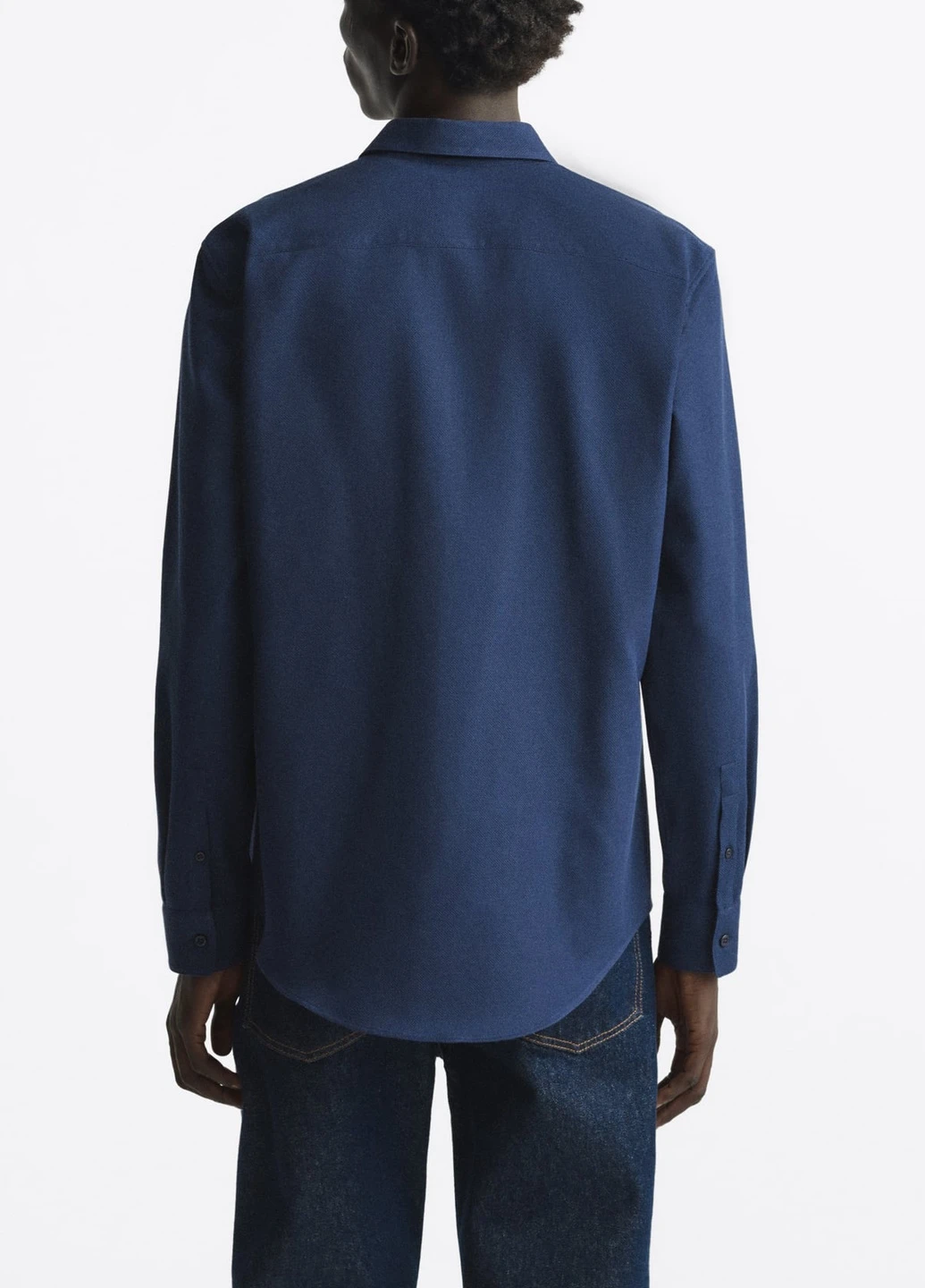 Синяя классическая рубашка Zara