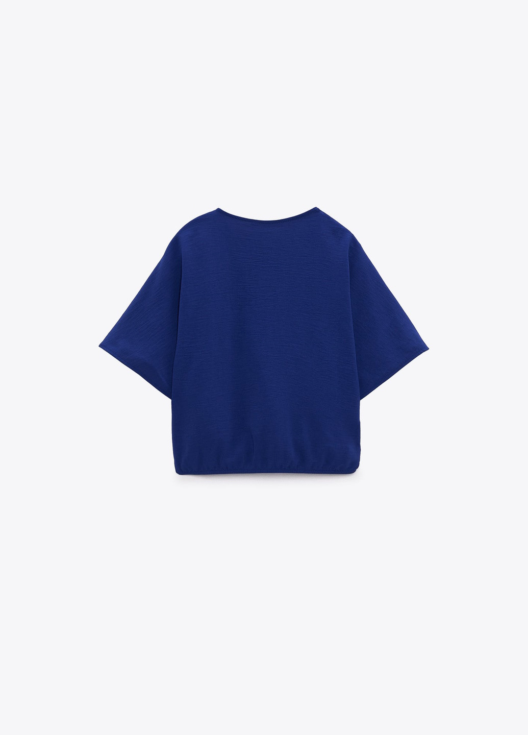Синяя летняя блузка Zara