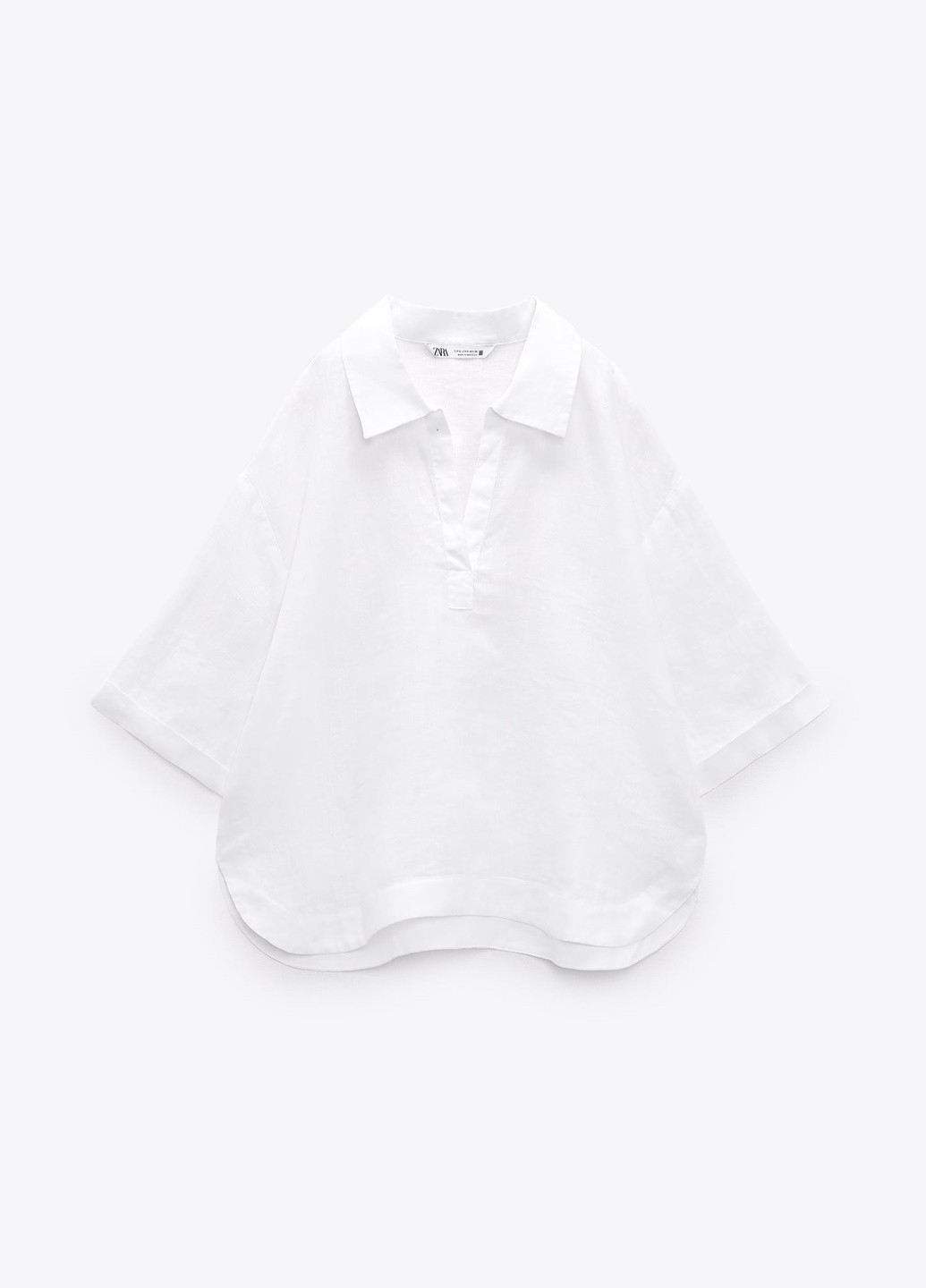 Белая летняя блузка Zara