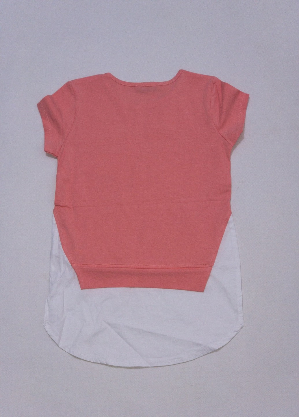 Персиковая летняя футболка для девочки Turkey