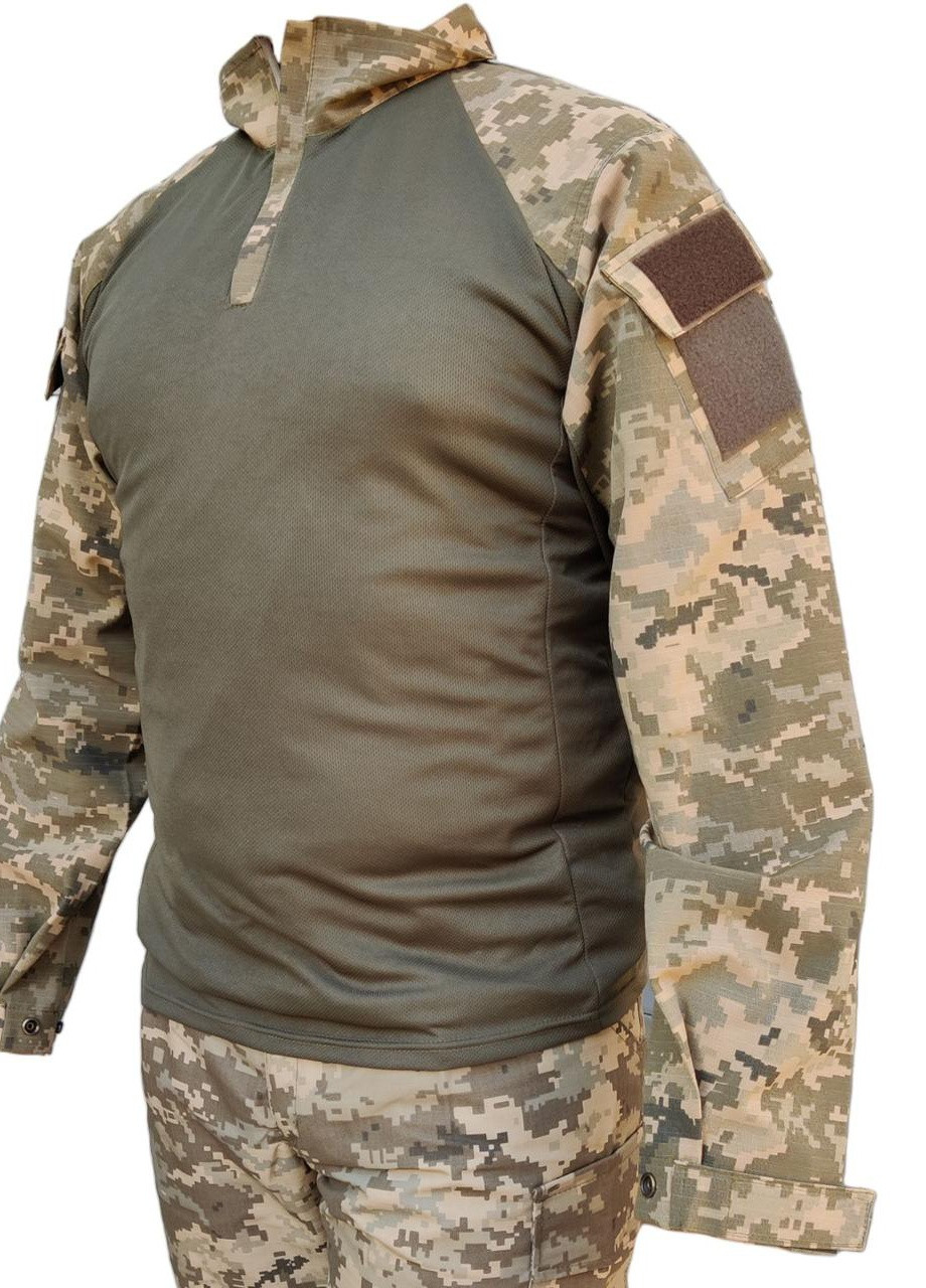 Рубашка Tactic УБАКС рипстоп-кулмакс хаки-пиксель с длинным рукавом 3XL 4PROFI (259787558)