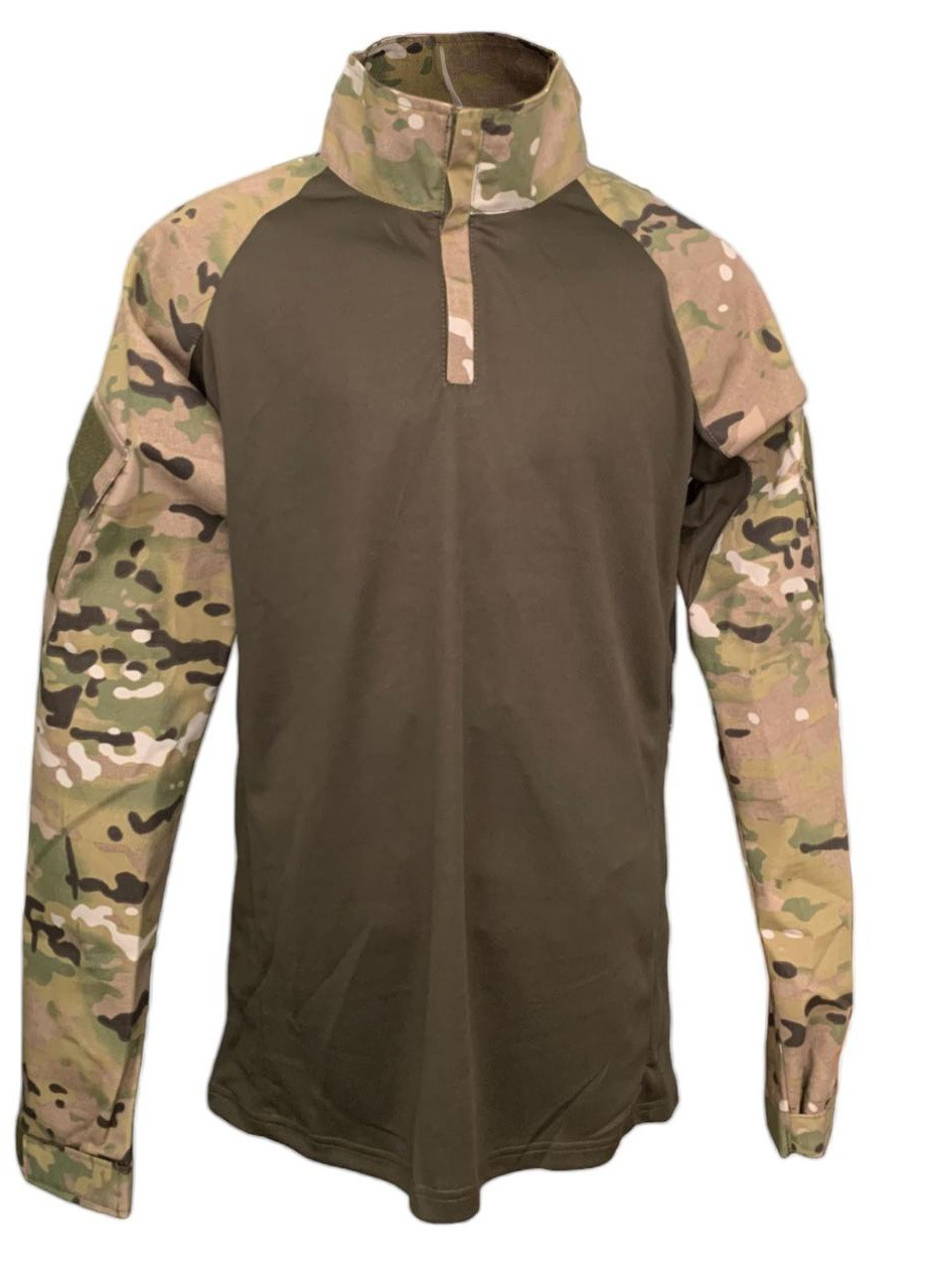 Сорочка Tactic4Profi УБАКС рипстоп-кулмакс мультикам-хакі з довгим рукавом 3XL 4PROFI (259787622)