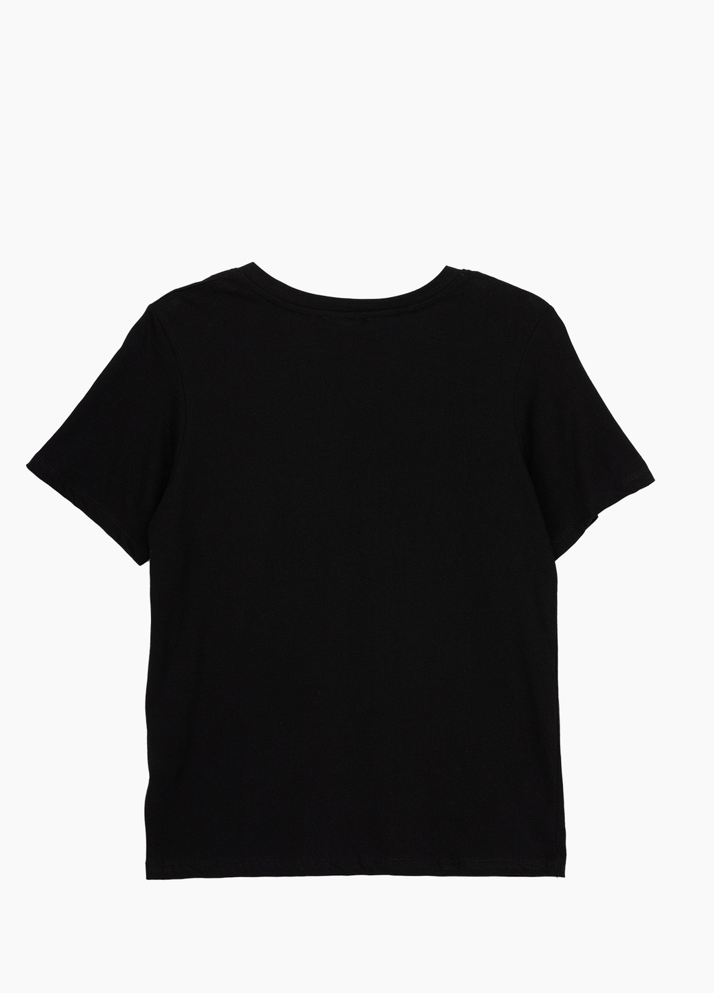 Черная летняя футболка PEPPER MINT