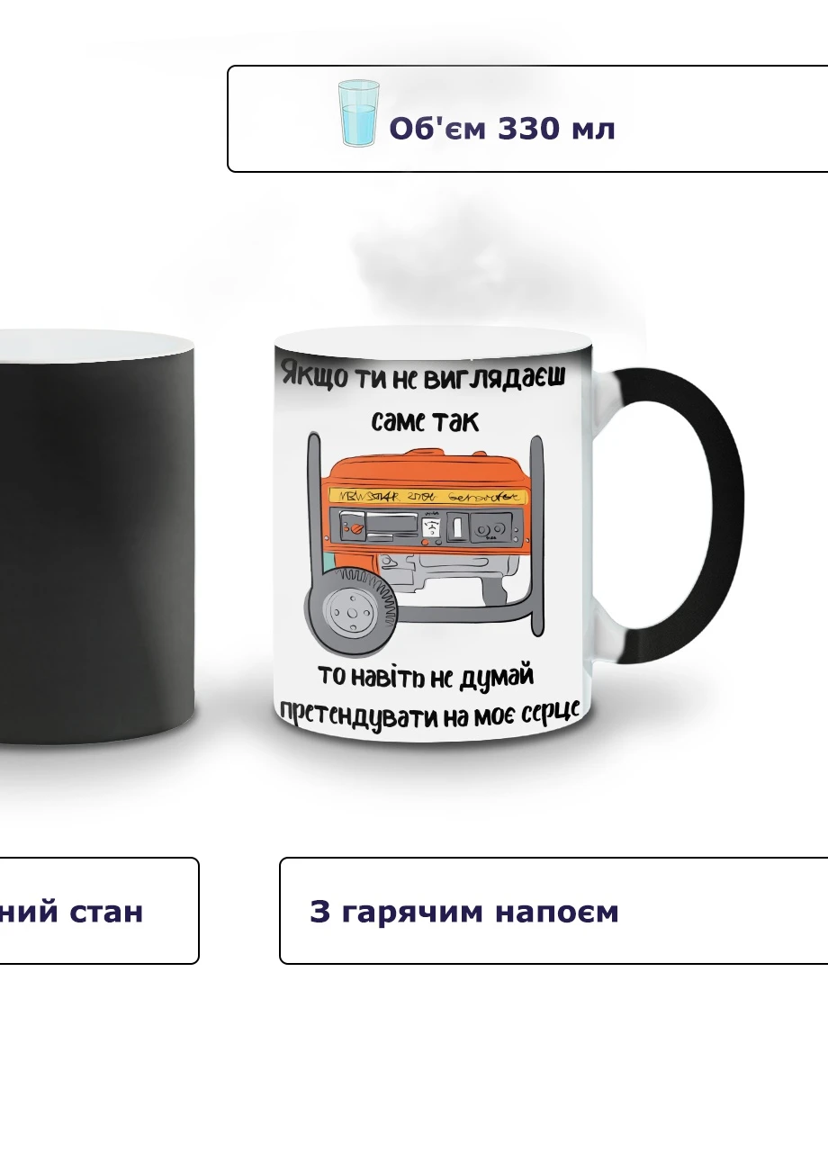Кружка-хамелеон Генератор 330мл (93429-3889-wthm) MobiPrint (259886762)