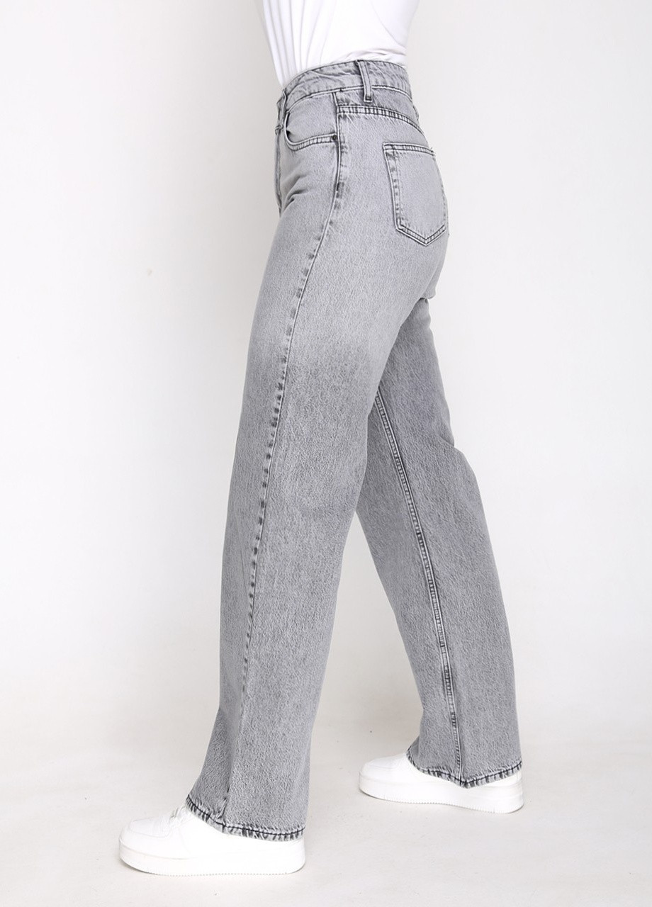 Джинси палаццо жіночі сірий градієнт Палаццо Cracpot - (259812418)