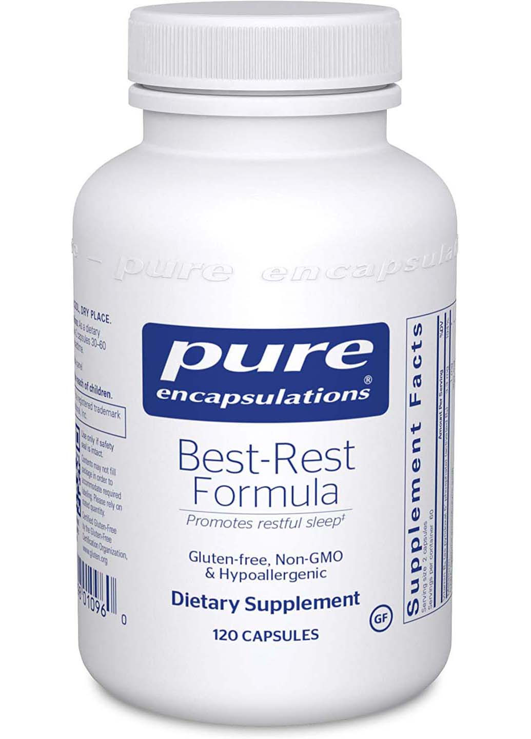 Вітаміни для спокійного сну Best-Rest Formula 120 капсул Pure Encapsulations (259813605)