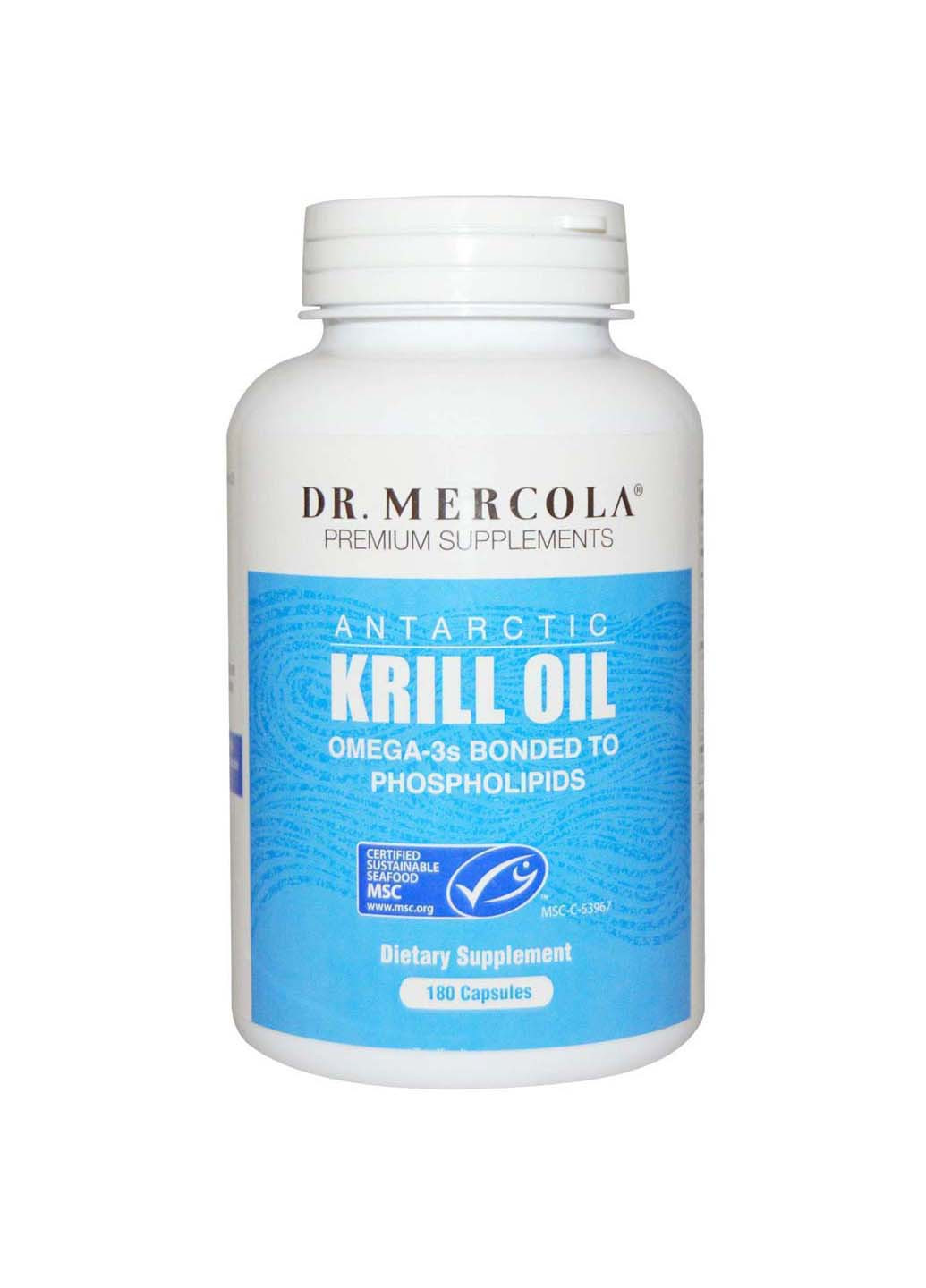 Масло криля арктического Krill Oil 180 капсул Dr. Mercola (259813511)