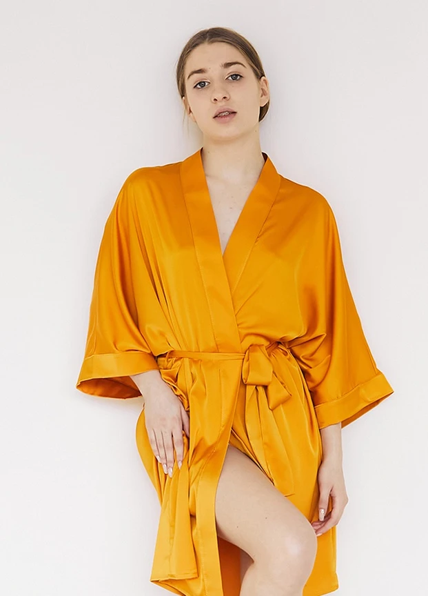 Халат шелковый Mango Forly (259815174)